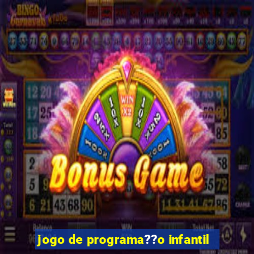 jogo de programa??o infantil