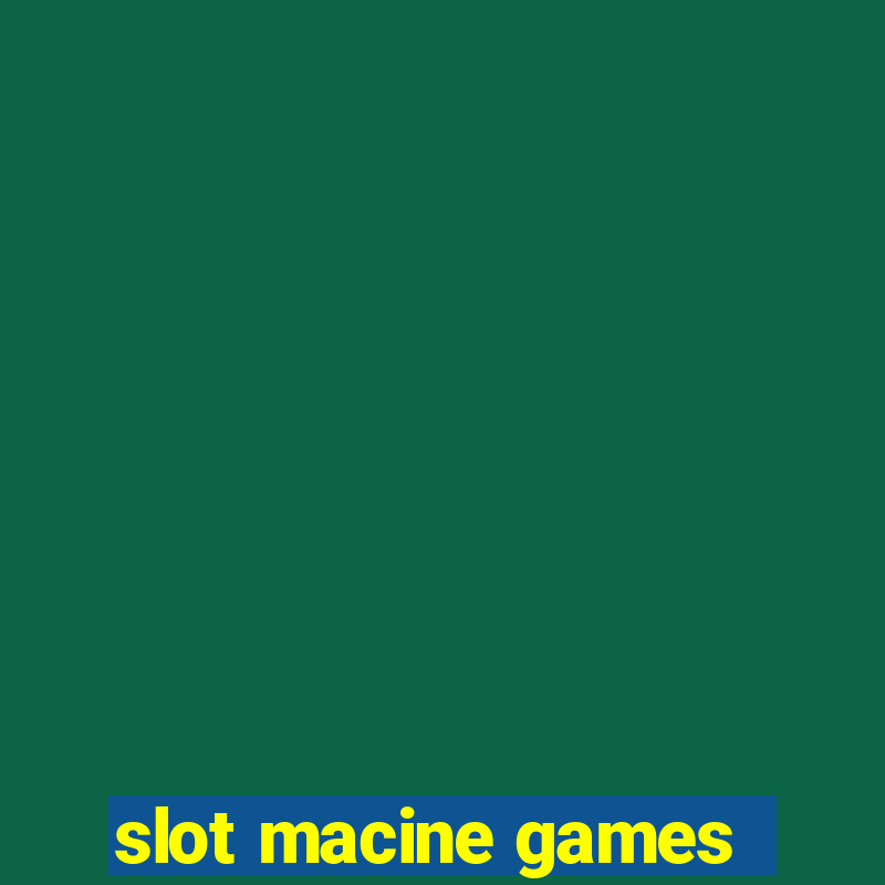 slot macine games