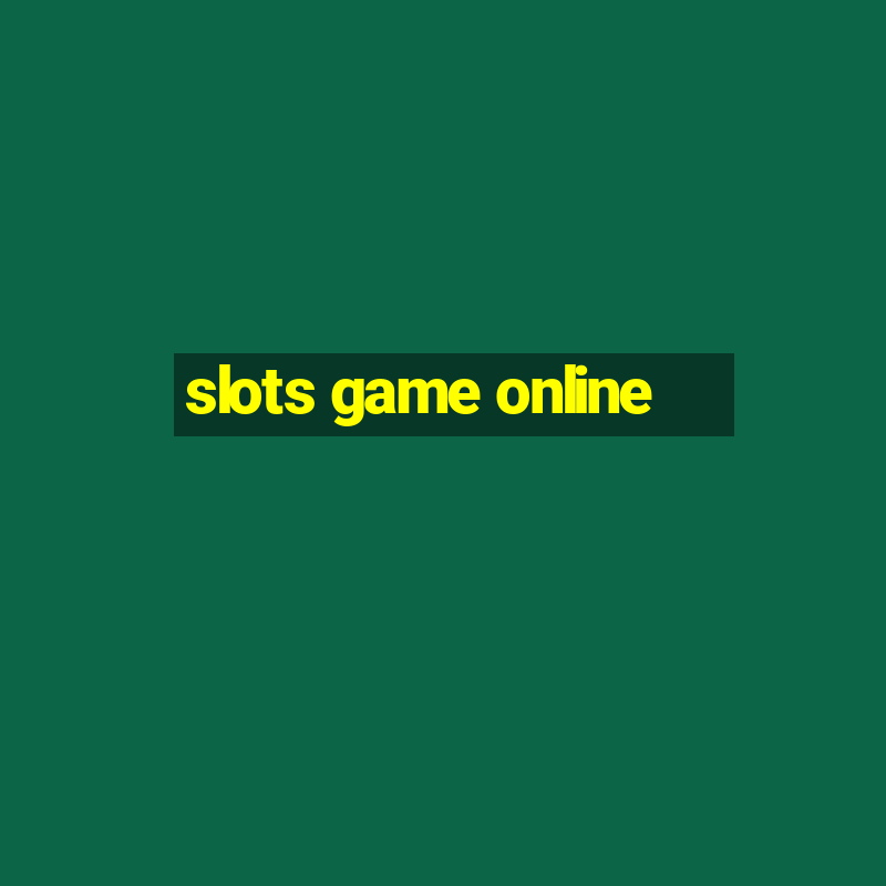 slots game online