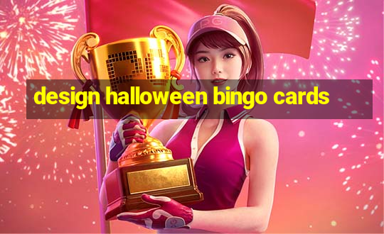 design halloween bingo cards