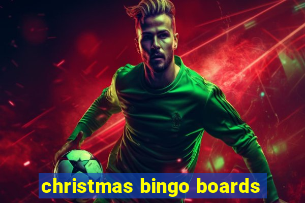 christmas bingo boards