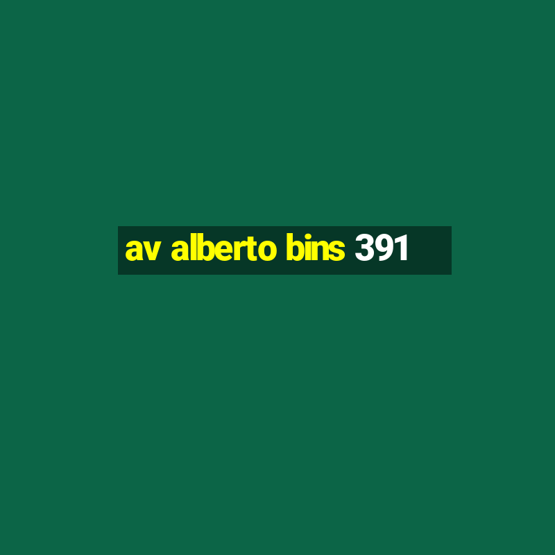 av alberto bins 391