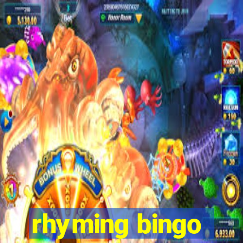 rhyming bingo