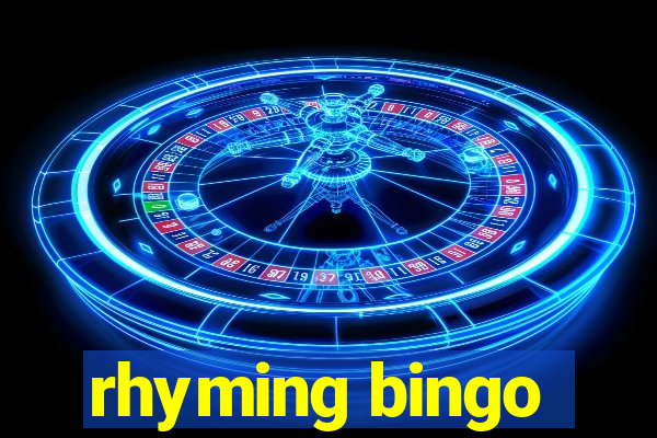 rhyming bingo