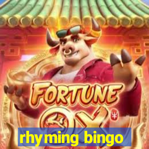 rhyming bingo