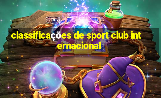 classificações de sport club internacional