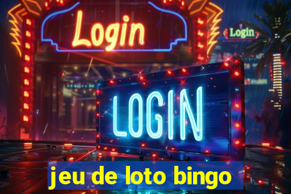 jeu de loto bingo