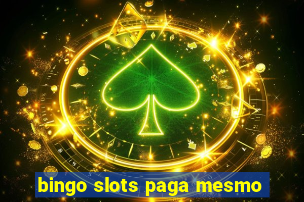 bingo slots paga mesmo