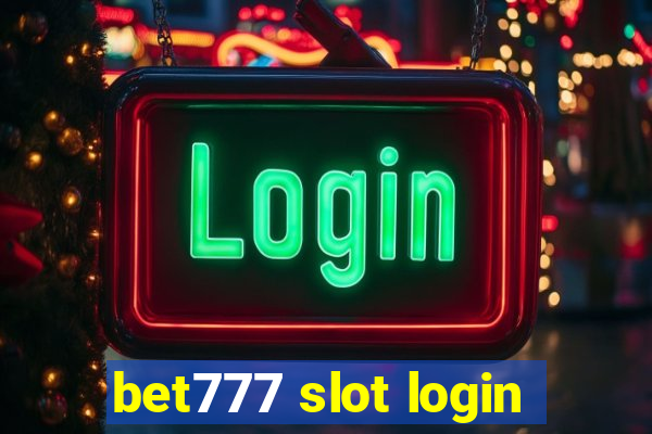 bet777 slot login