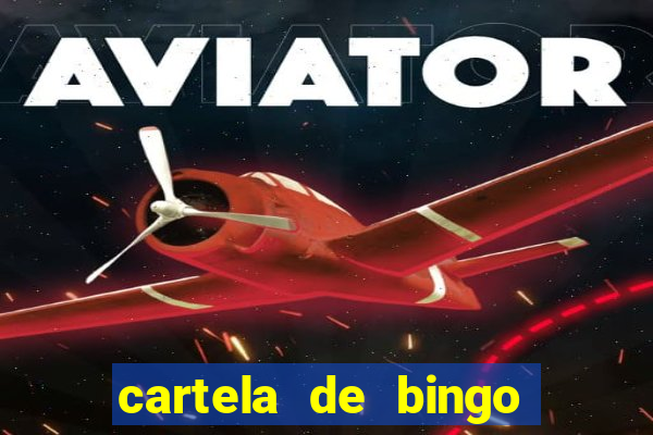 cartela de bingo da noiva para imprimir