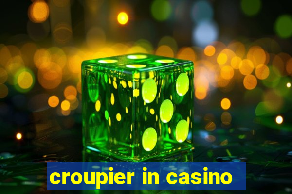 croupier in casino