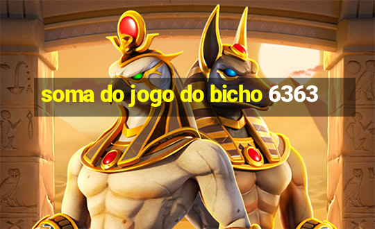 soma do jogo do bicho 6363