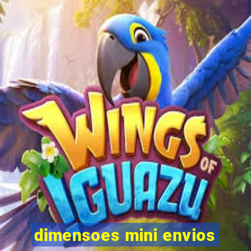 dimensoes mini envios