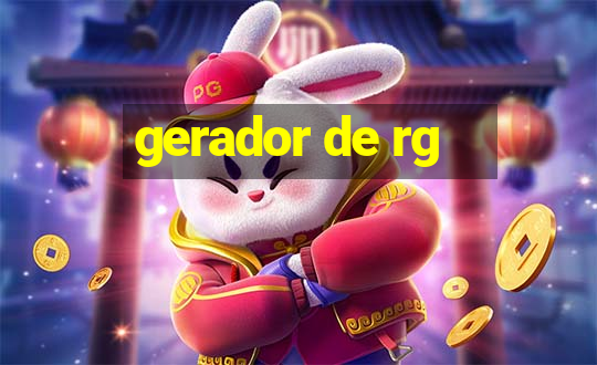 gerador de rg