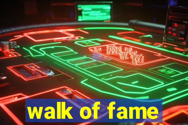 walk of fame