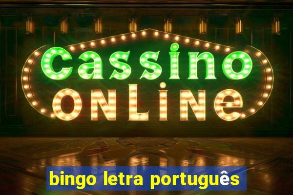 bingo letra português