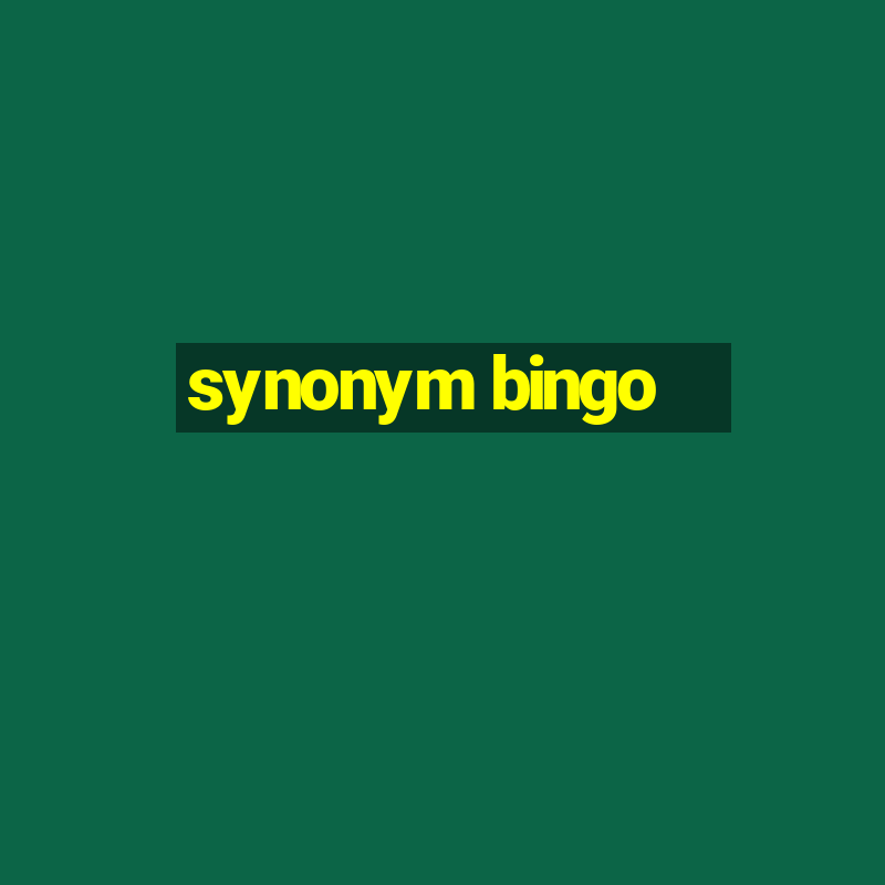 synonym bingo