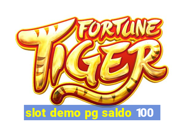 slot demo pg saldo 100