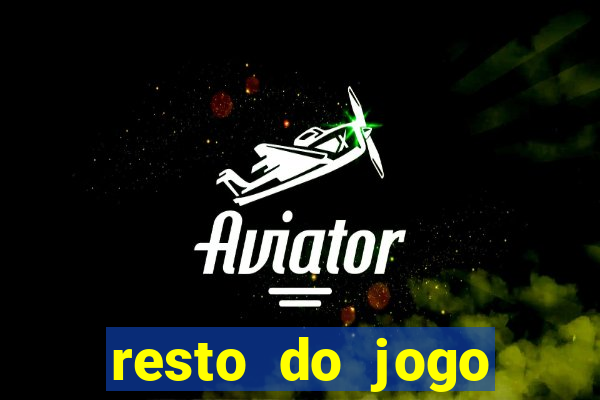 resto do jogo placar atual