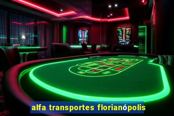 alfa transportes florianópolis