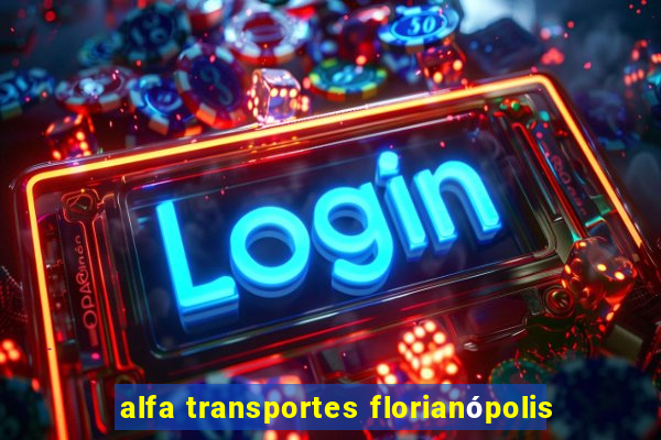 alfa transportes florianópolis