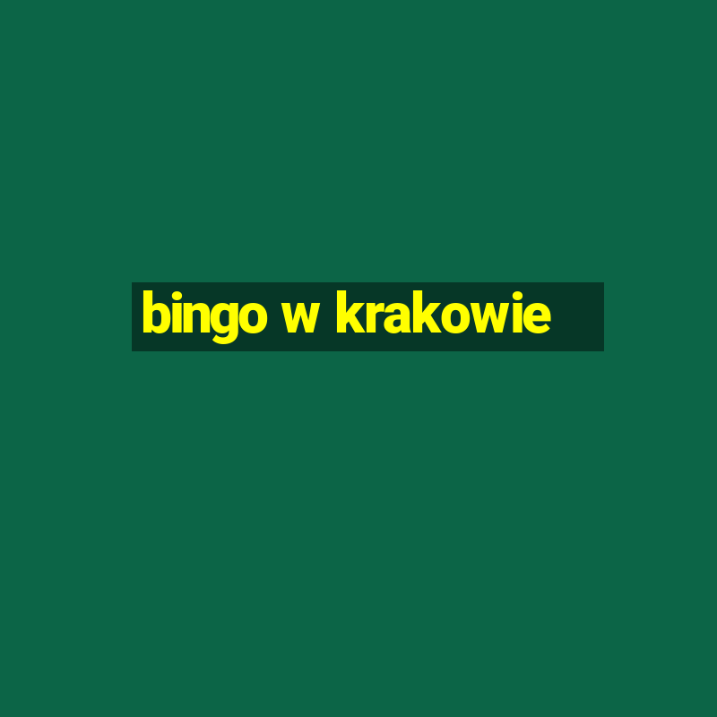 bingo w krakowie