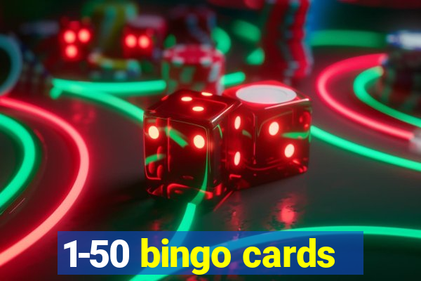 1-50 bingo cards