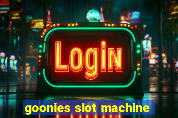 goonies slot machine