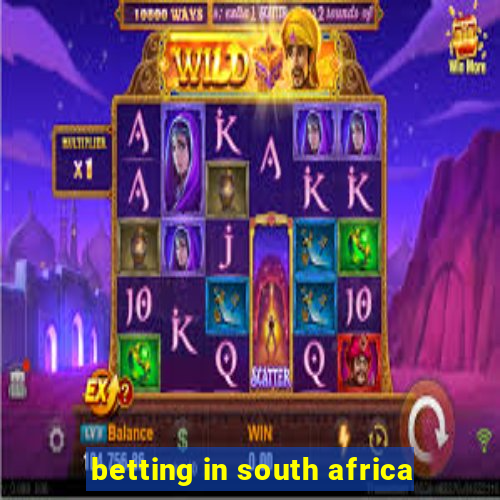 betting in south africa