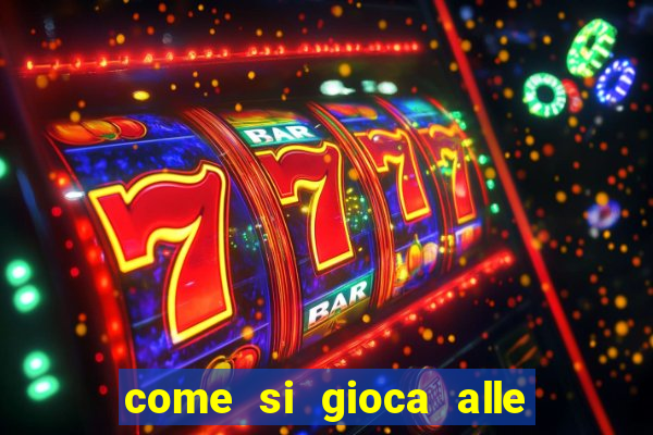 come si gioca alle slot machine online