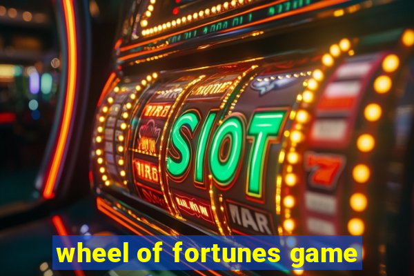 wheel of fortunes game