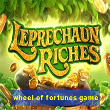 wheel of fortunes game