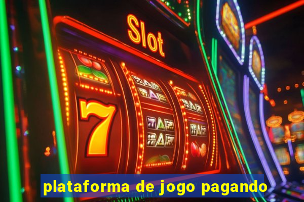 plataforma de jogo pagando