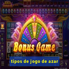 tipos de jogo de azar