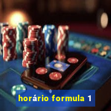 horário formula 1