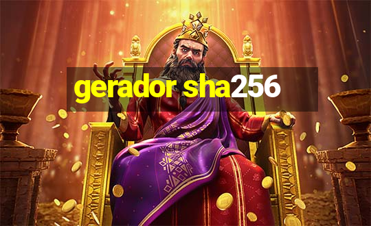 gerador sha256