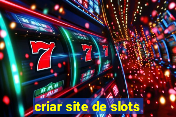 criar site de slots