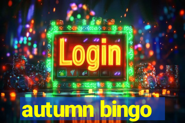 autumn bingo