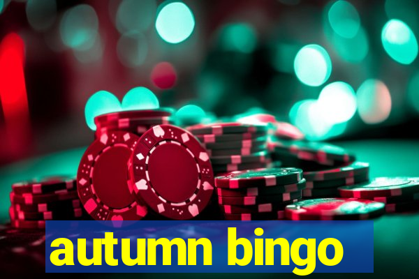 autumn bingo