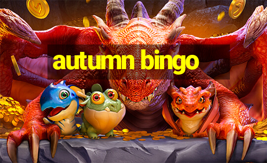 autumn bingo