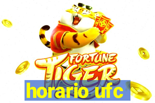 horario ufc