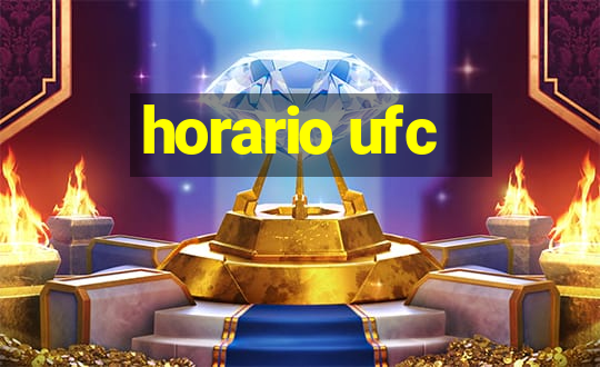 horario ufc