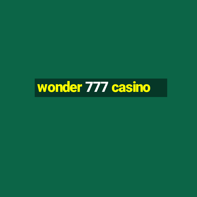 wonder 777 casino