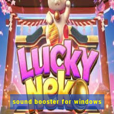 sound booster for windows