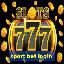 sport bet login