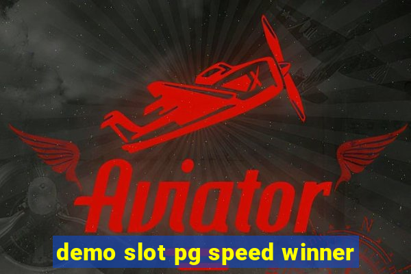 demo slot pg speed winner