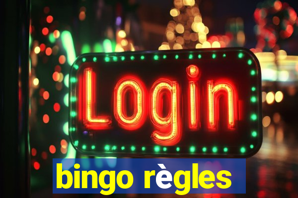 bingo règles