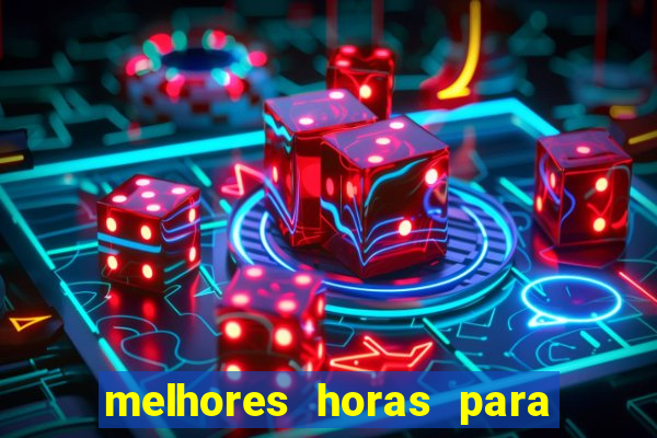 melhores horas para jogar fortune tiger