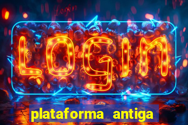 plataforma antiga de jogos