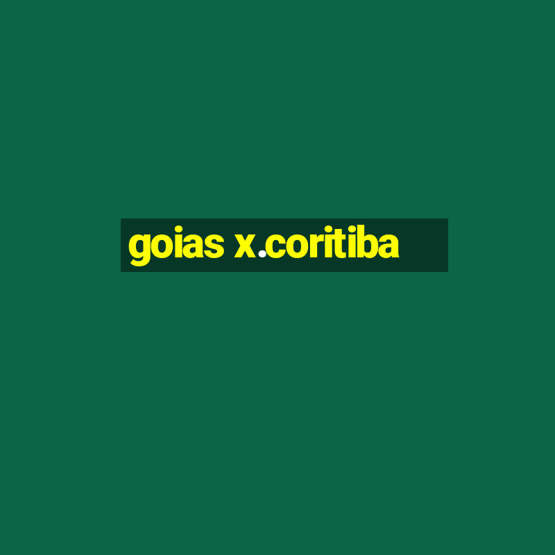 goias x.coritiba